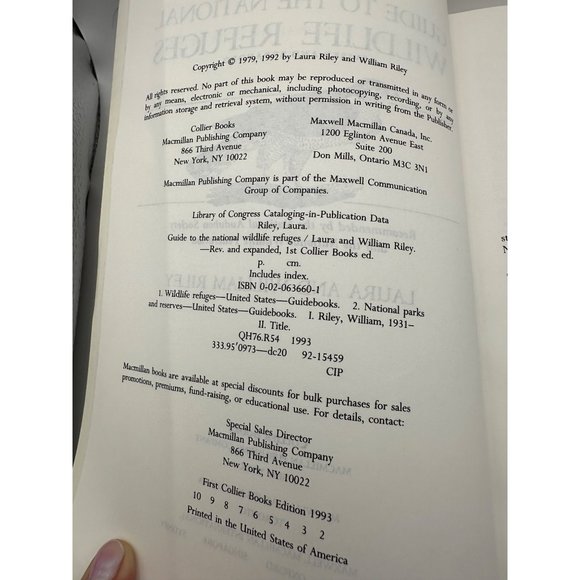 Guide To the National Wildlife Refuges by Laura and William Riley vtg 1992 PB - Picture 5 of 12